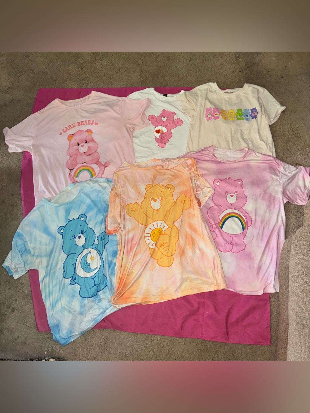 Vintage Care Bears T Shirts size S BUNDLE (fits like Large) / Care Bears Bundle